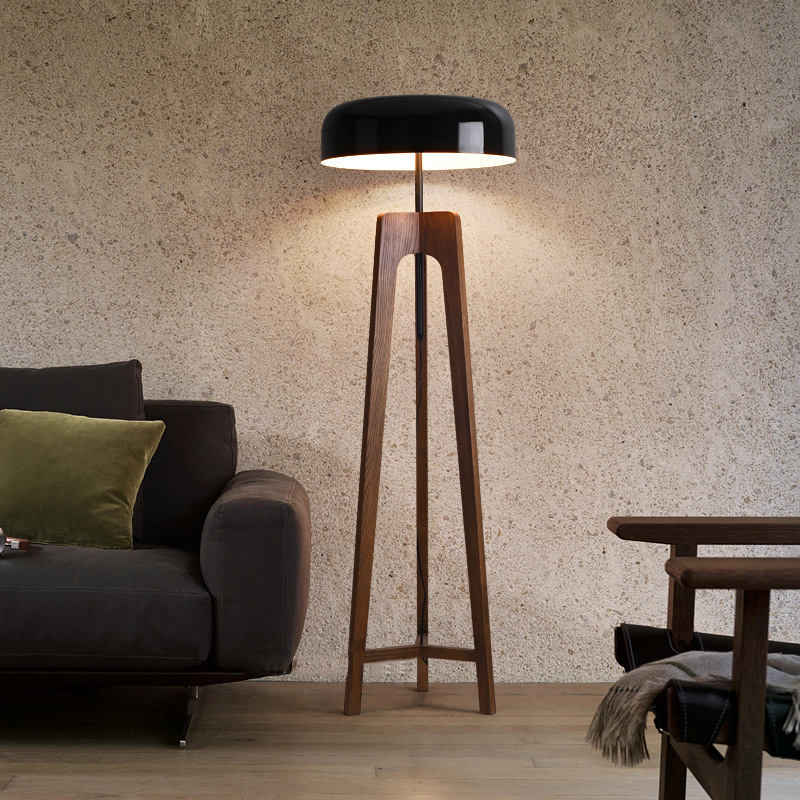 Floor Lamp Arched - Pileo Porada lampa podłogowa klasyczna drewniana