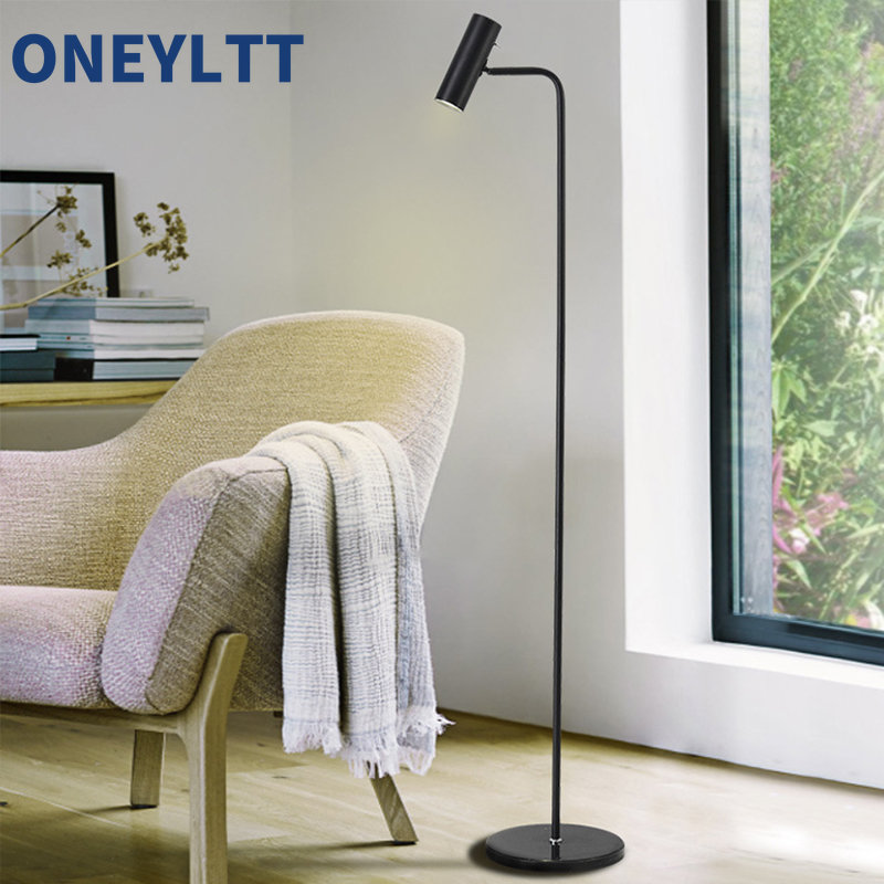 Floor Lamp Arched - Nowoczesna ściemnialna lampa podłogowa LED złota/czarna/biała