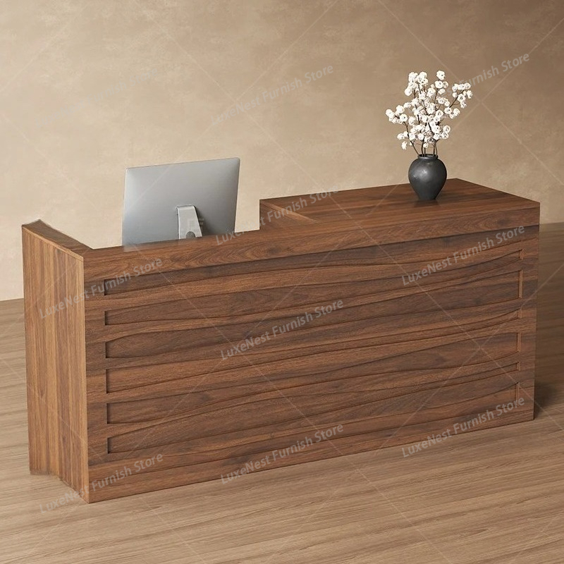 Office Furniture Logo - Biurko recepcyjne do biura, logo, luksusowe,
