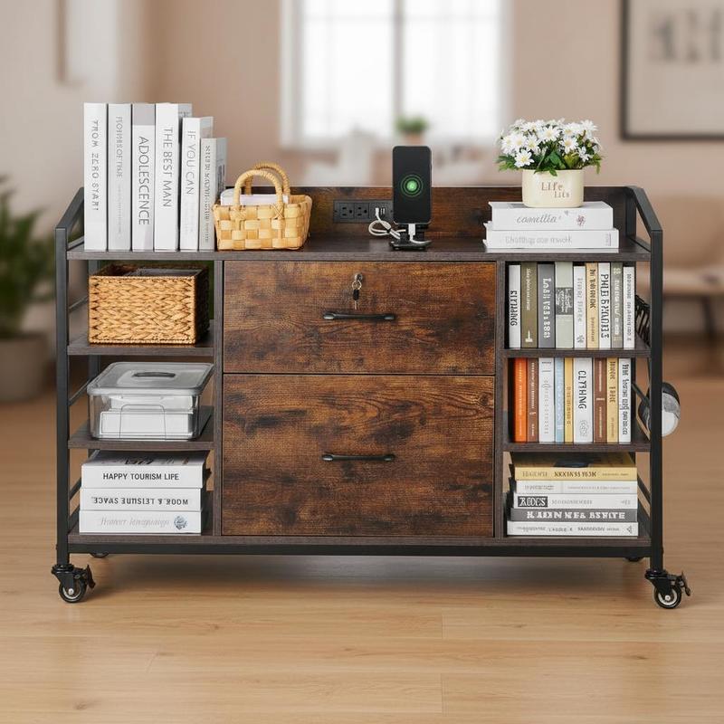Credenza Office Storage - Szafka biurowa do przechowywania, 40 cm