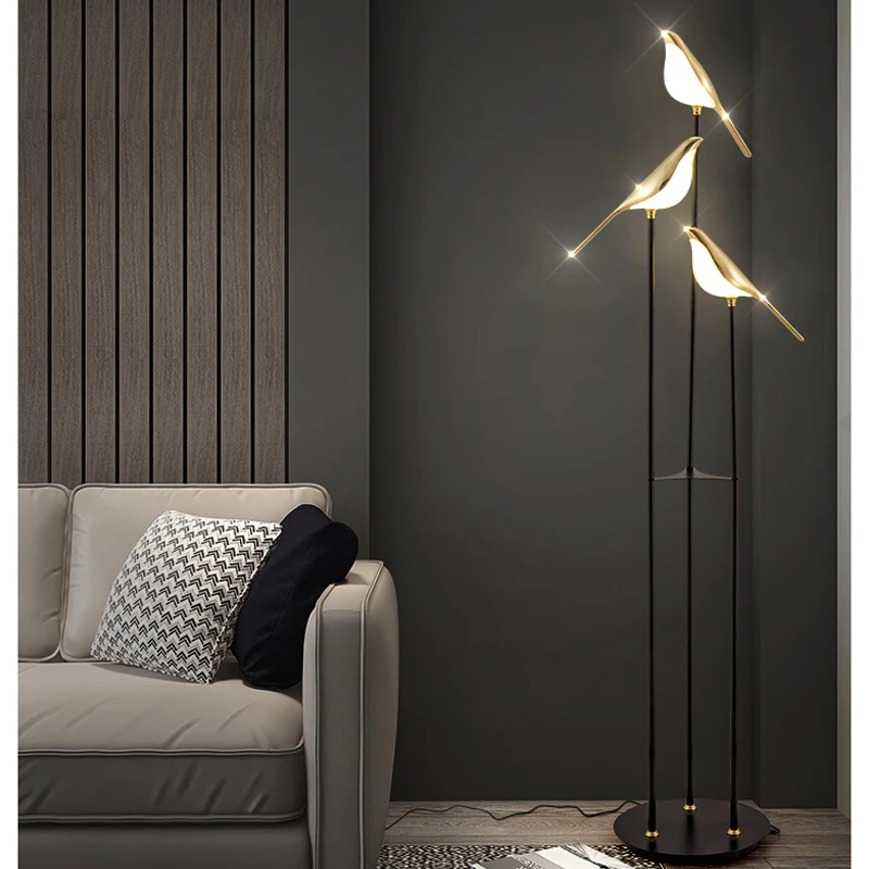 Sroka ptak lampa stołowa stoją – Floor Lamp Arched recenzja i cena