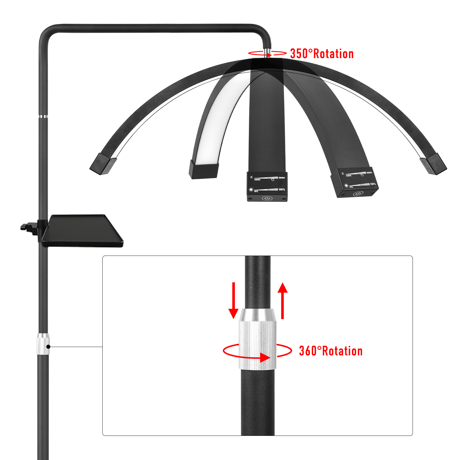 FOSOTO 40W możliwość przyciemn – Floor Lamp Arched recenzja i cena