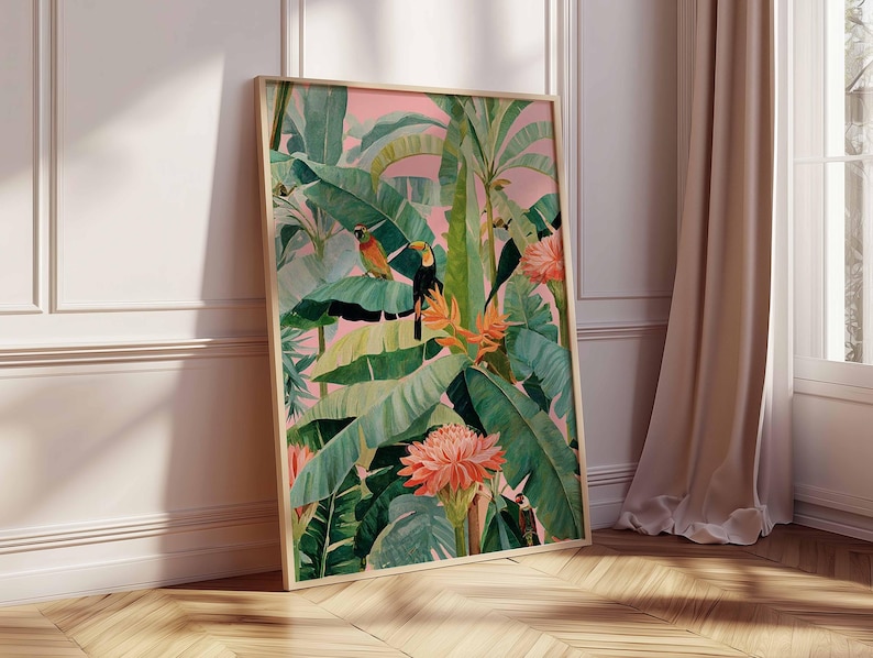 1 szt. Retro Tropikalny Plakat – Office Furniture Loft recenzja i cena