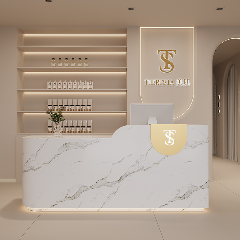 Duże Lada Recepcyjna Logo Biur – Office Furniture Logo recenzja i cena