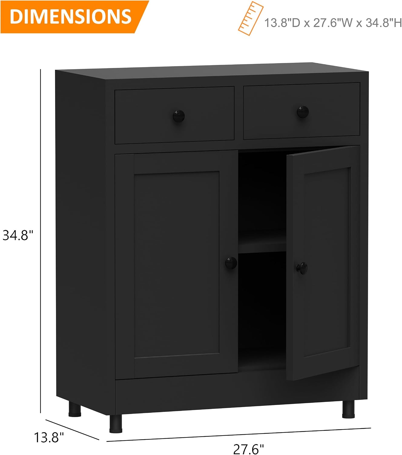 Metalowa szafka z szufladami,  – Credenza Office Storage recenzja i cena