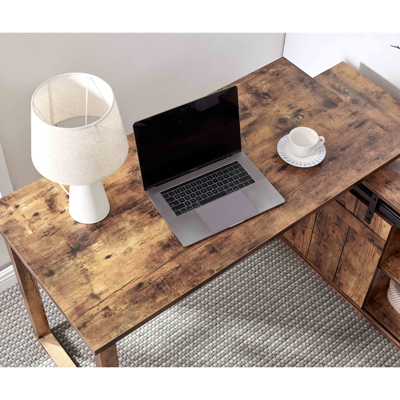 Biurko w kształcie litery L z  – Credenza Office Storage recenzja i cena