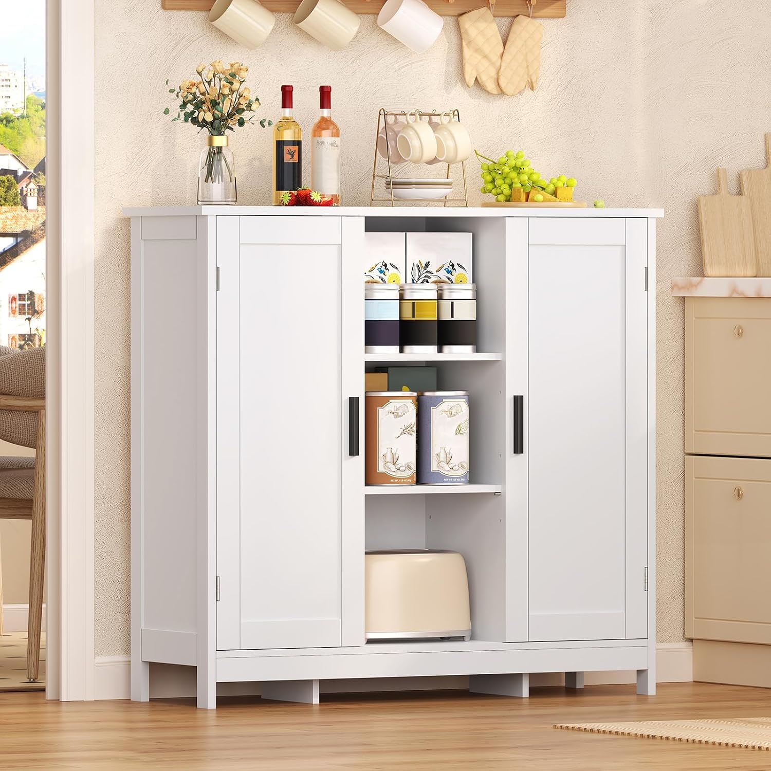 Szafka z drzwiami, półki do pr – Credenza Office Storage recenzja i cena