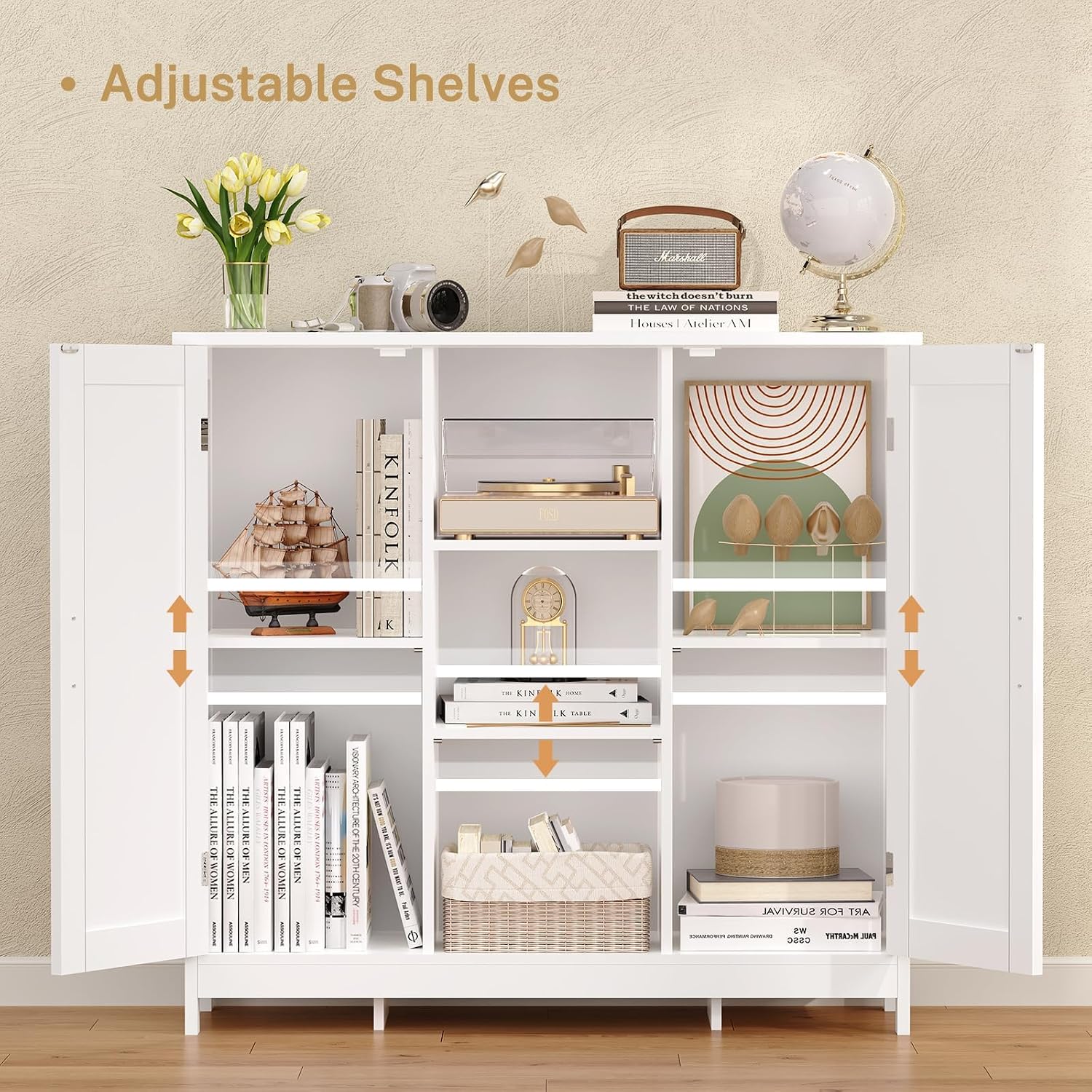 Szafka z drzwiami, półki do pr – Credenza Office Storage recenzja i cena