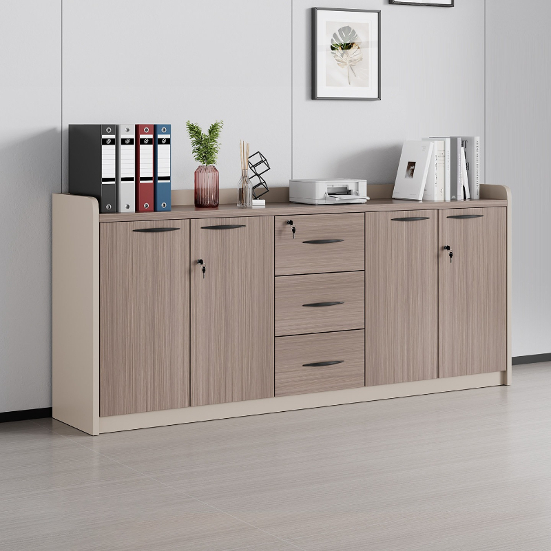 F*-Nowoczesna Drewniana Niska  – Credenza Office Storage recenzja i cena