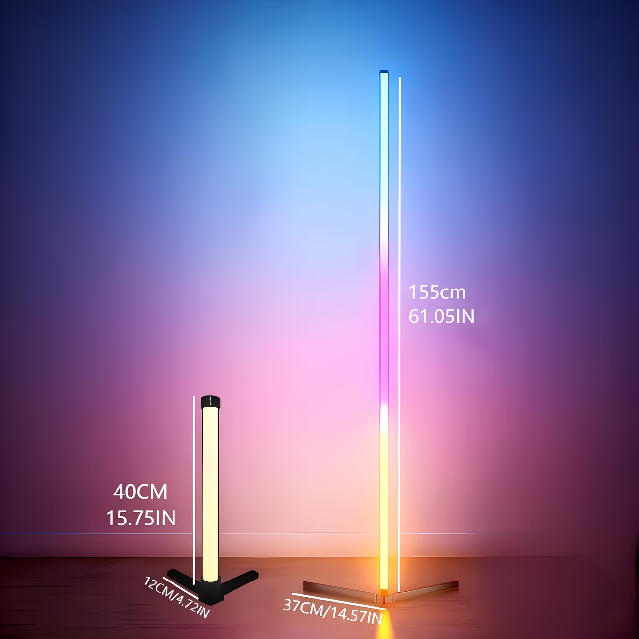 Lampa podłogowa narożna RGB  l – Floor Lamp Arched recenzja i cena