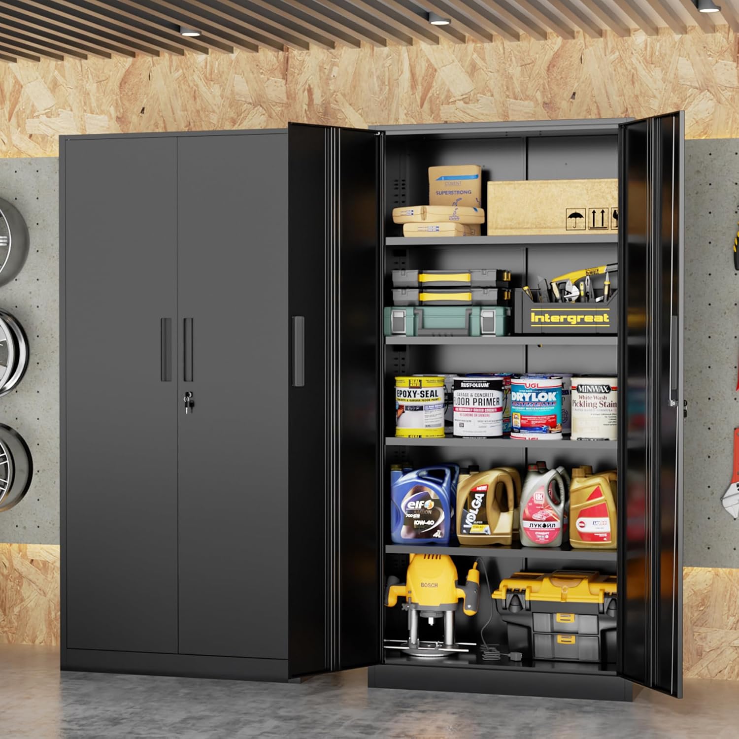 Wysoka metalowa szafa magazyno – Locker Storage Metal recenzja i cena