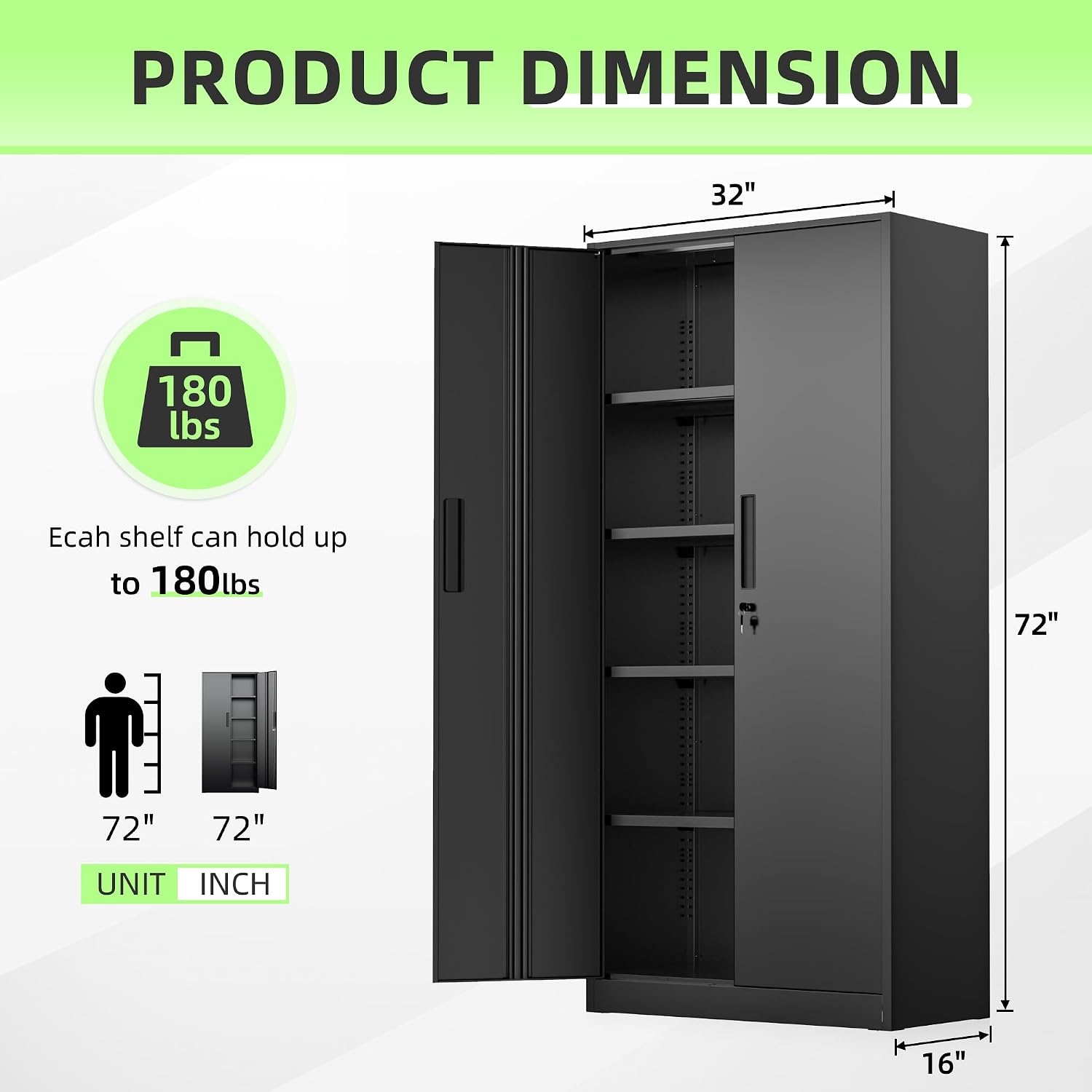 Wysoka metalowa szafa magazyno – Locker Storage Metal recenzja i cena