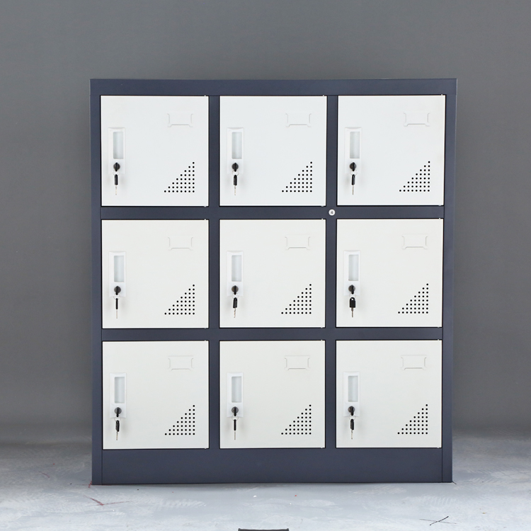 9-drzwiowa metalowa szafa biur – Locker Storage Metal recenzja i cena