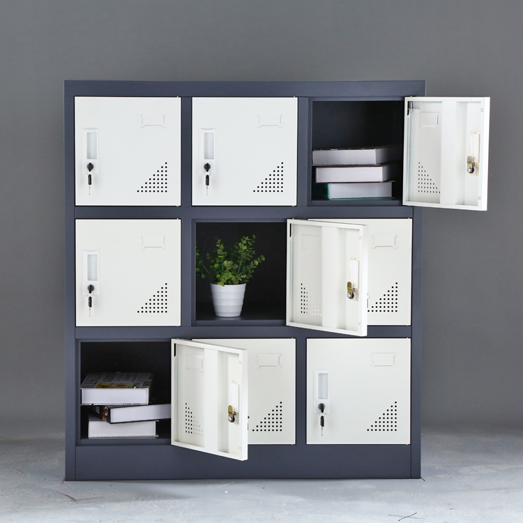 9-drzwiowa metalowa szafa biur – Locker Storage Metal recenzja i cena