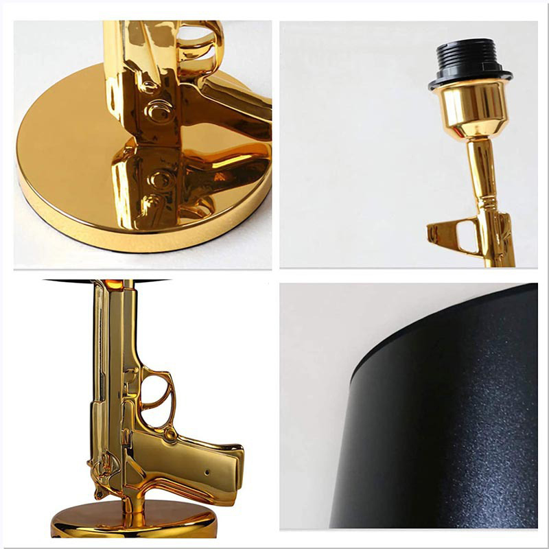 Pozłacana lampa biurkowa z pis – Floor Lamp Arched recenzja i cena