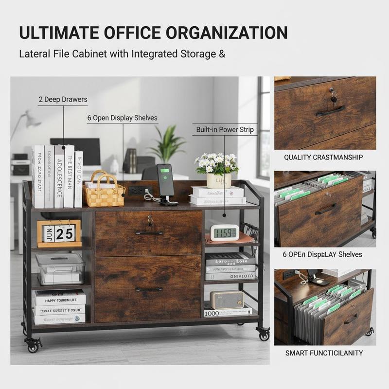 Szafka biurowa do przechowywan – Credenza Office Storage recenzja i cena