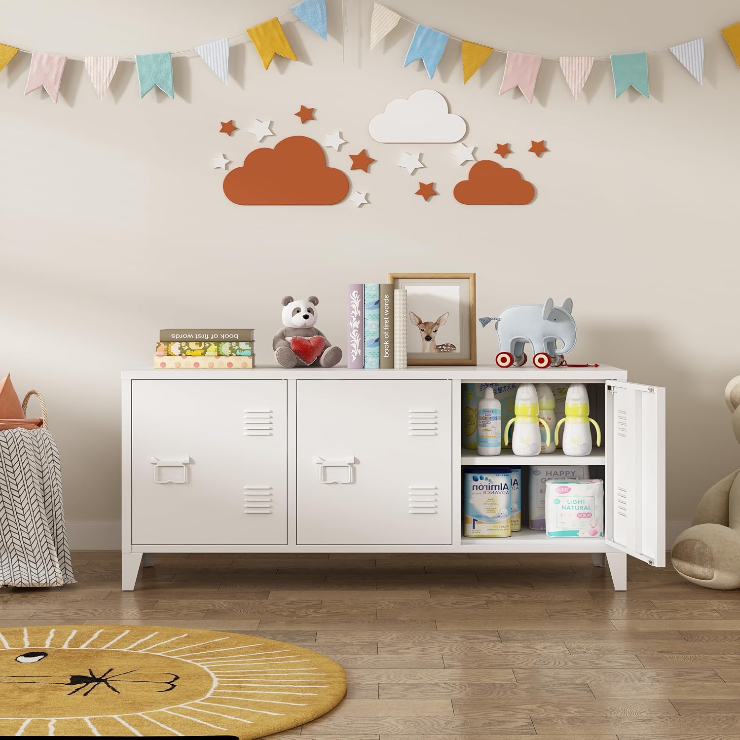 Nowoczesna szafka RTV, metalow – Credenza Office Storage recenzja i cena