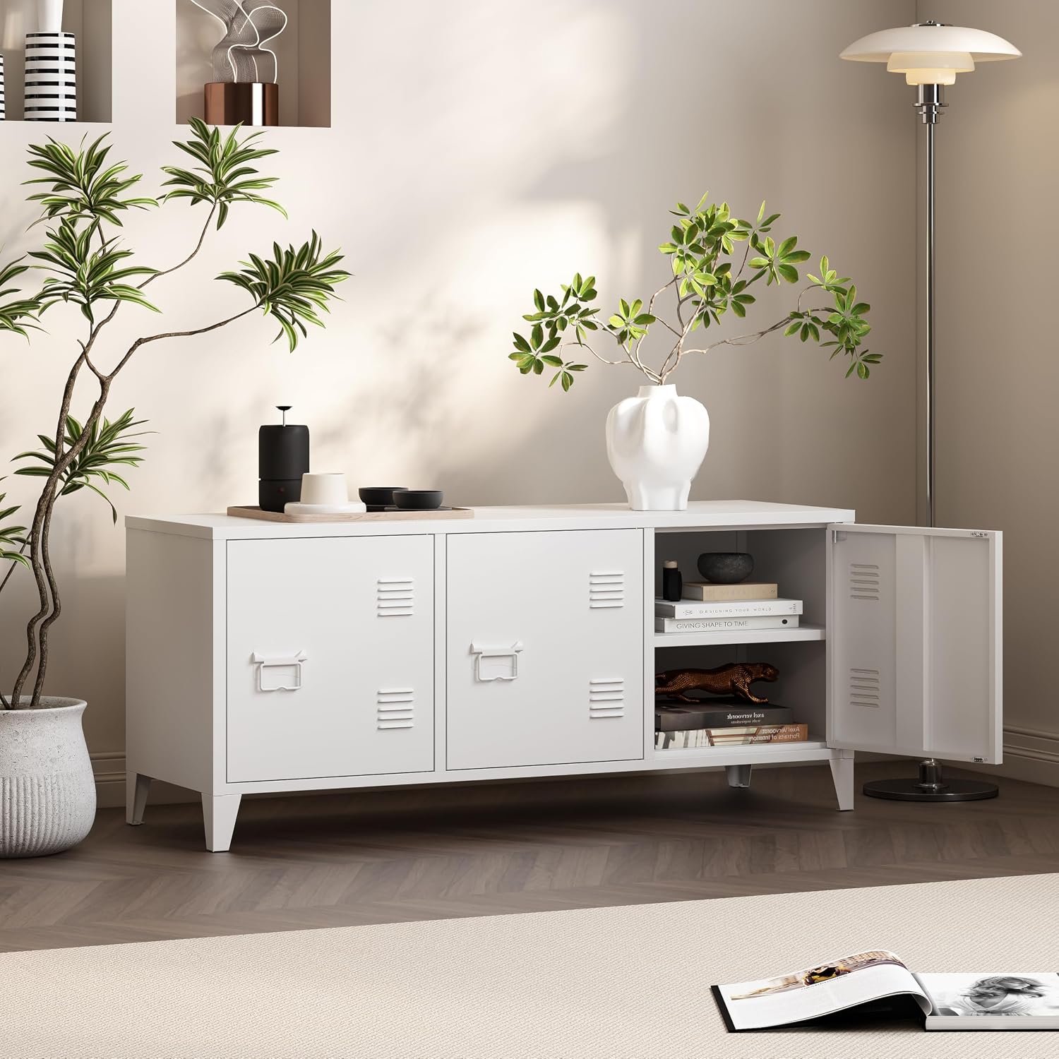 Nowoczesna szafka RTV, metalow – Credenza Office Storage recenzja i cena